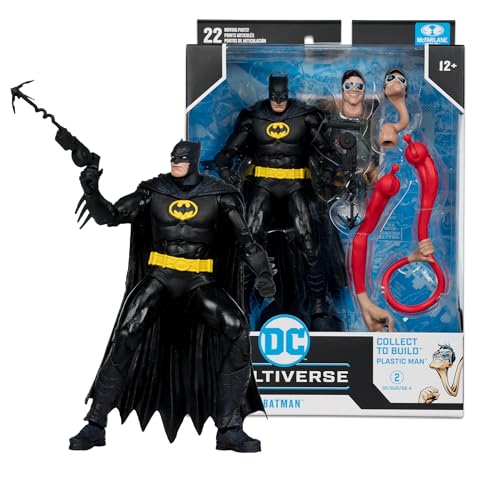 McFarlane 64385677 DC Multiverse Batman Justice League Collection Collet to Build-a Plastique Man Figur, 22 Punkte, 18 cm, Sammler, Bizak von McFarlane