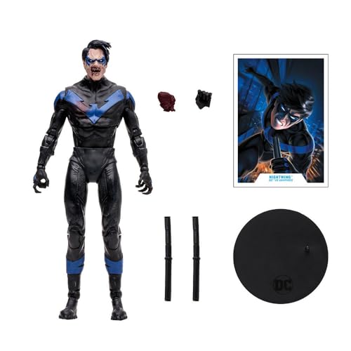 McFarlane 64387123 Nightwing DC Vs Vampires DC Multiverse Gold Edition, mit Zubehör, 22 Gelenke, 18 cm, für Sammler, Bizak von McFarlane