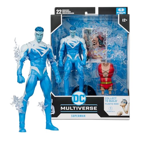 McFarlane DC Multiverse 64385678 Superman Justice League Collection Collet to Build-a Plastique Man Collection 22 Punkte beweglich 18 cm Sammlerfigur Bizak von McFarlane