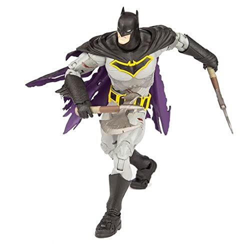 McFarlane Multiverse Actionfigur Batman with Battle Damage (Dark Nights: Metal) 18 cm, 15012, Mehrfarbig von McFarlane