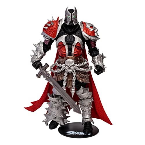 McFarlane Toys, Spawn Comic 17.8 cm Mittelalterliche Spawn Actionfigur mit 22 beweglichen Teilen, Sammelfigur mit Zubehör und Sammlerstandfuß - ab 12 Jahren von McFarlane