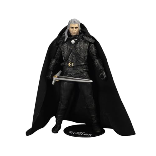 McFarlane Witcher Actionfigur Geralt of Rivia 18 cm, Mehrfarbig von McFarlane