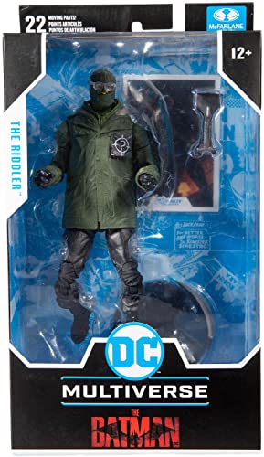 McFarlane Multiverse Actionfigur Riddler (Batman Movie) 18 cm, 15077, Mehrfarbig von McFarlane