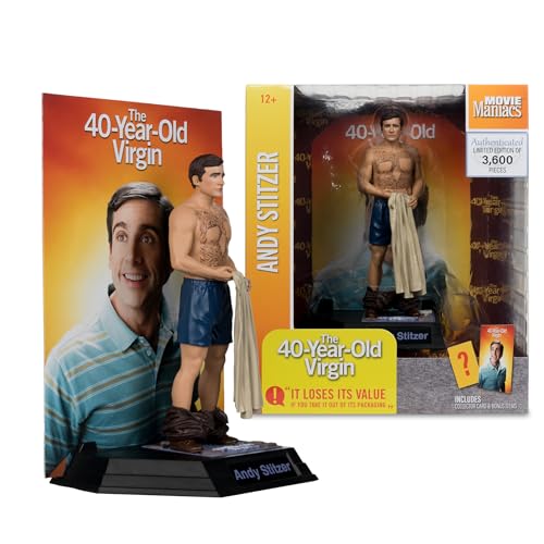 McFarlane – The 40 Year Old Virgin – Movie Maniacs – 15,2 cm große Andy Stitzer posierte Figur von McFarlane