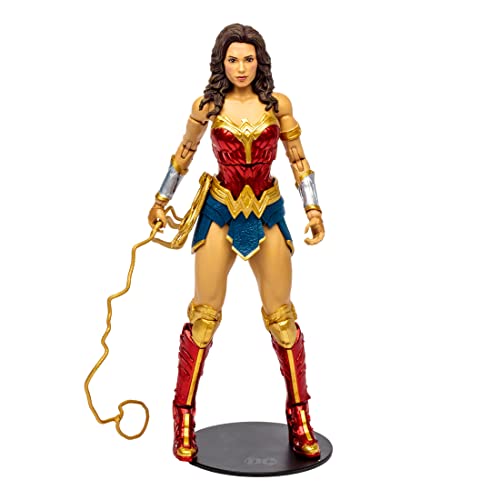 McFarlane Toys, DC Shazam! Wonder Woman Actionfigur mit 22 beweglichen Teilen, Sammelfigur DC Shazam Movie Figure mit Standfuß, einzigartige Sammelfigurenkarte, ab 12 Jahren von McFarlane