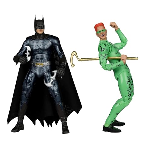 McFarlane Toys Batman Forever DC Multiverse 17,8 cm Batman und Riddler Actionfiguren (2 Stück) von McFarlane