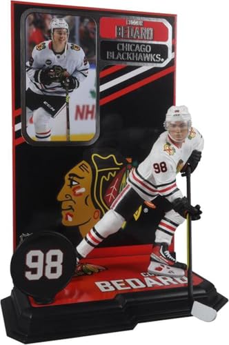 McFarlane Toys Connor Bedard (Chicago Blackhawks), NHL Posed, 17,8 cm große Figur von McFarlane