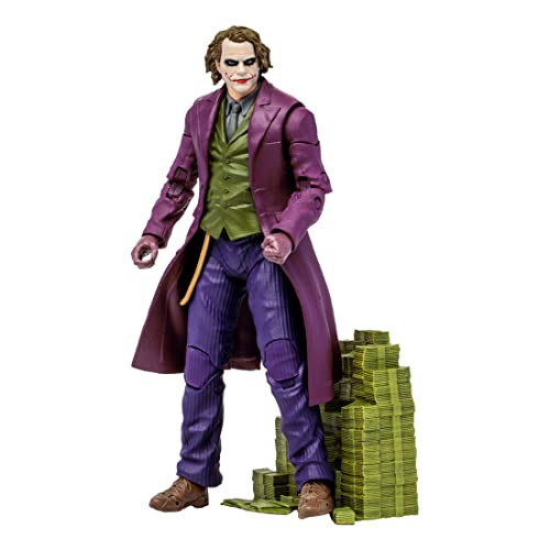 McFarlane Toys - DC Build A Actionfigur The Joker (The Dark Knight Trilogy) 18 cm, grün, 7 Inch von McFarlane