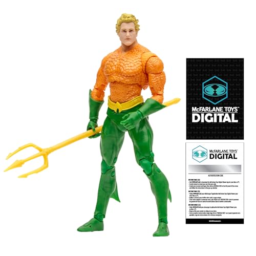 McFarlane Toys - DC Direct Aquaman (DC Classic) 17,8 cm große Actionfigur mit digitalem Sammlerstück von McFarlane