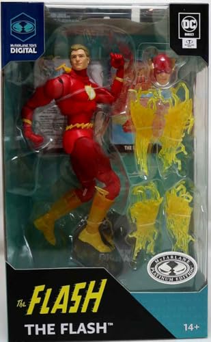 McFarlane Toys DC Direct Digital 17,8 cm Actionfigur Wave 3 Exclusive - The Flash Platinum von McFarlane