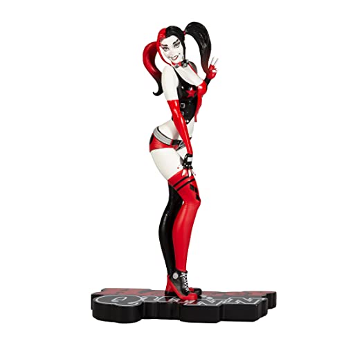 McFarlane Toys DC Direct Harley Quinn Rot Weiß & Schwarz – Harley Quinn von J Scott Campbell (Kunstharz) von McFarlane