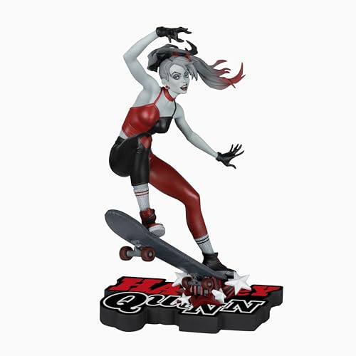 McFarlane Toys DC Direct Harley Quinn von Ivan Tao (Harley Quinn: Rot, Weiß und Schwarz) im Maßstab 1:10, Kunstharzstatue von McFarlane