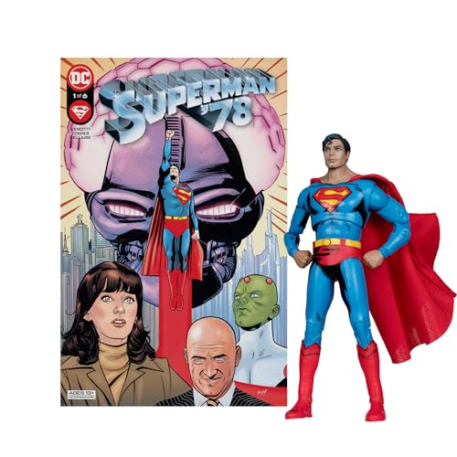 McFarlane Toys - DC Direct Page Punchers Superman (Superman '78) 17,8 cm Figur mit Comic von McFarlane