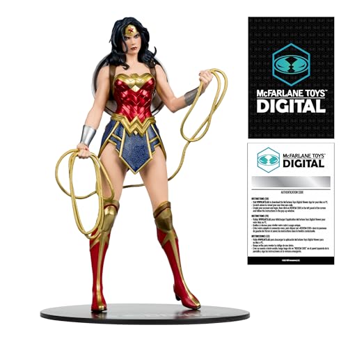 McFarlane Toys DC Direct Wonder Woman by Jim Lee Posierte Figur im Maßstab 1:6, digitales Sammlerstück von McFarlane