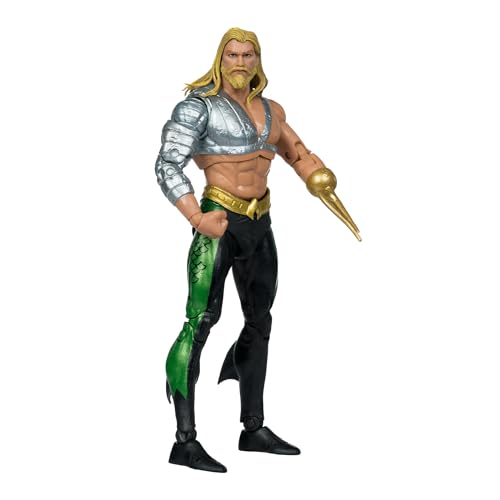 McFarlane Toys - DC Multiverse Aquaman (JLA) 17,8 cm große Build-A Figur von McFarlane