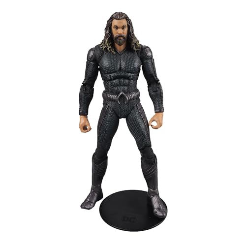 McFarlane Toys DC Multiverse Aquaman with Stealth Suit 17.8 cm Action Figure - Incredibly Detailed King of Atlantis with Ultra Articulation, Trident and Collectible Art Card von McFarlane