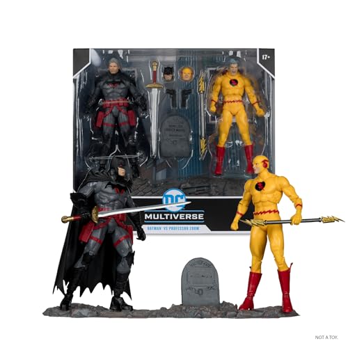 McFarlane Toys DC Multiverse Batman vs Professor Zoom (Flashpoint) Actionfigur, 17,8 cm, 2 Stück von McFarlane