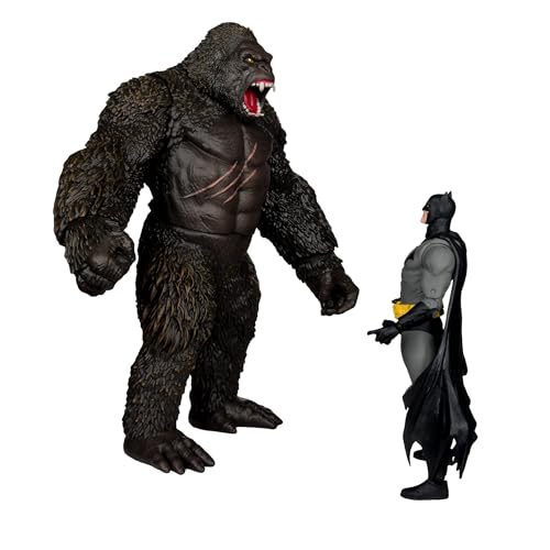 McFarlane Toys DC Multiverse Batman vs. Kong (Justice League vs. Godzilla vs. Kong), 2 Stück von McFarlane