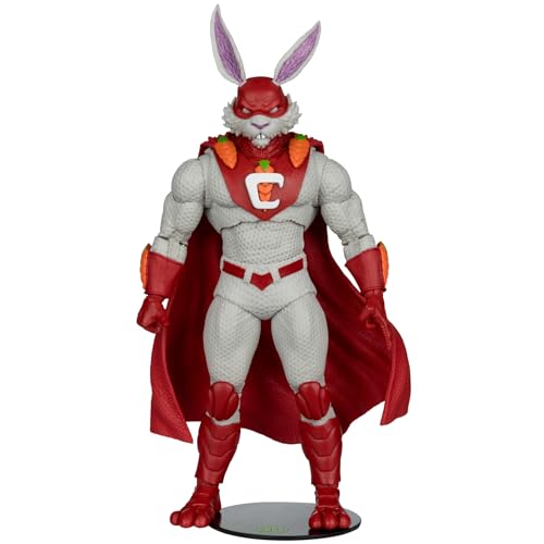 McFarlane Toys - DC Multiverse Captain Carrot (Justice League Incarnate), Glow in The Dark Edition, 17,8 cm Actionfigur, Gold Label, Amazon Exclusive von McFarlane