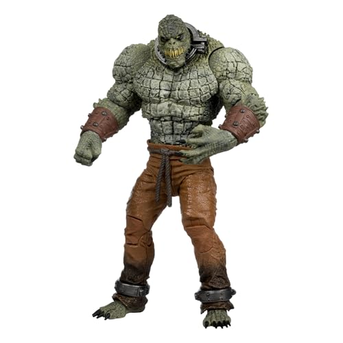 McFarlane Toys - DC Multiverse Killer Croc (Batman: Arkham Asylum) Glow in The Dark Edition Mega Figure Gold Label, Amazon Exclusive von McFarlane