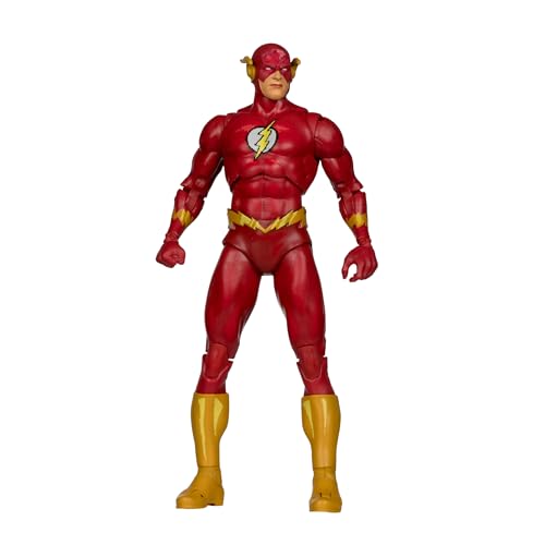 McFarlane Toys - DC Multiverse The Flash (Justice League Task Force) 17,8 cm große Build-A Figur von McFarlane