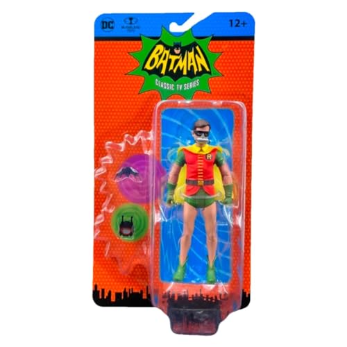 McFarlane Toys DC Retro Batman 66 Robin with Oxygen Mask, 15 cm von BANDAI