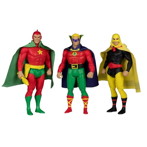 McFarlane Toys DC Super Powers Green Lantern Hourman Starman 3 Stück 11,4 cm Actionfigur von McFarlane