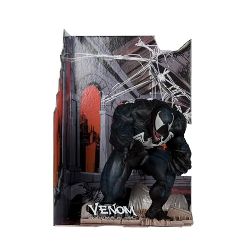 McFarlane Toys - Marvel Venom Sammlerstück im Maßstab 1:10 mit Szene (The Amazing Spider-Man #316) von McFarlane