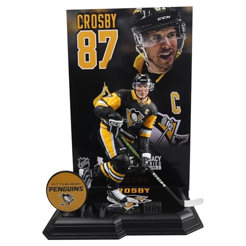 McFarlane Toys – Sidney Crosby (Pittsburgh Penguins) NHL 17,8 cm Posed Figur, McFarlane's SportsPicks von McFarlane