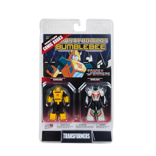 McFarlane Toys Transformers Page Punchers Action-Figuren mit 2 Comics, Hummel und Wheeljack, 7,6 cm, 2 Stück von McFarlane