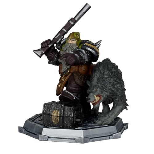 McFarlane Toys - World of Warcraft Zwergjäger: Beast Master & Marksman Figur im Maßstab 1:12 von McFarlane