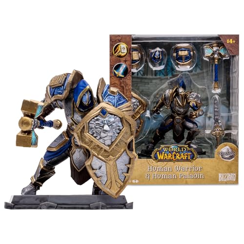 McFarlane World of Warcraft Actionfigur Human: Paladin/Warrior 15 cm von McFarlane