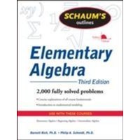 Schaum's Outline of Elementary Algebra, 3ed von McGraw Hill Trade