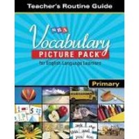 Sra Vocabulary Picture Pack - Teacher Routine Cards - Primary von McGraw Hill LLC