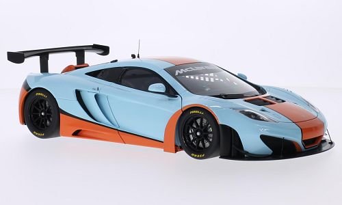 McLaren 12C GT3, Gulf, 2012, Modellauto, Fertigmodell, AUTOart 1:18 von McLaren