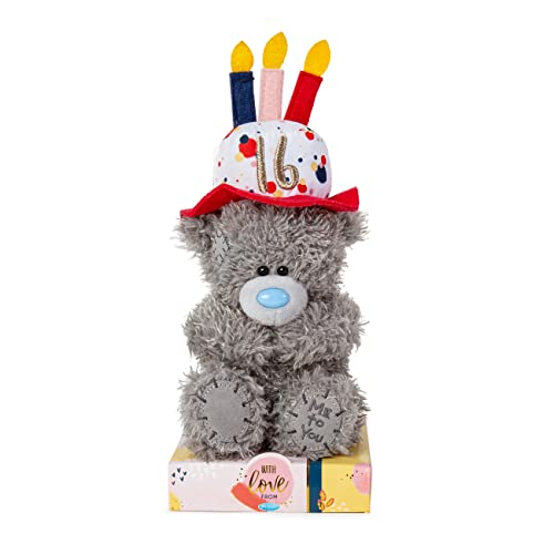 Me To You Bear 17,8 cm großer Hut zum 16. Geburtstag, Grau von Me To You Bear