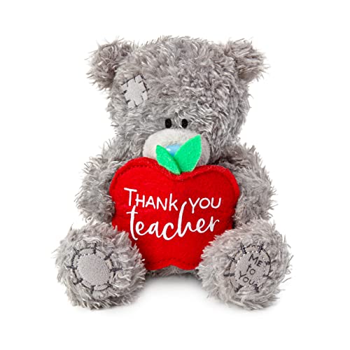 Me To You Thank You Teacher Tatty Teddy Plüschbär, 10 cm hoch, offizielle Kollektion, Grau von Me to You