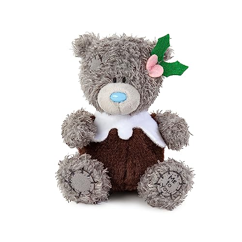 Me To You Tatty Teddy Weihnachtspuddingbär, 10 cm hoch, offizielle Kollektion, Grau von Me to You