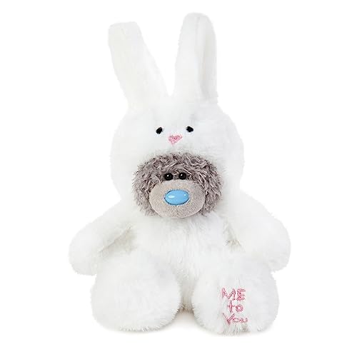 Me To You Tatty Teddybär mit Hasen-Kostüm, 13 cm, offizielle Kollektion, Grau, Weiß von Me to You