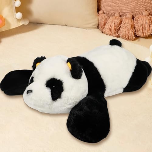 MeHoo Weighted Stuffed Animal, Anxiety Gewichtskuscheltiere 1.5KG, 60CM Gewicht Kuscheltier Groß Gewichtetes Plüschtier Umarmen Kissen Niedliche Plüschpuppe für Geburtstag (Panda) von MeHoo