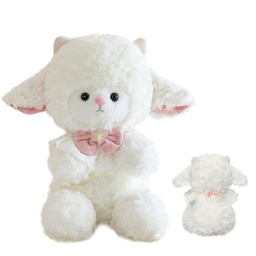 23cm Schafe Doll,Kinder Schafe Plüschtiere,Kawaii Lamm Kuscheltier Stofftiere Schaf Plüsch Spielzeug,Kuscheltier Kuschelschaf für Kinder Geburtstag Party Geschenk Sammlerstück Kuscheliger Gefüllter von MeYuxg