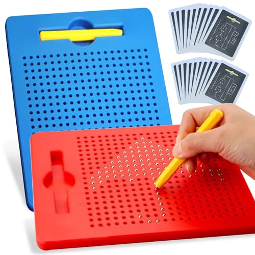 MeYuxg 2 Stück Magnettafel Kinder, Maltafel Zaubertafel, Magnetische Zeichentafel, Schreibtafel Kinder für Kinder Ab 2 Jahren von MeYuxg