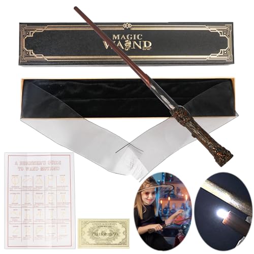 MeYuxg Zauberstab Harry Potter-Harry Zauberstab mit Licht aus Kunststoff Spielzeug Cosplay Props Fanartikel für Kinder ab 7 Jahren Geschenk Deko MeYuxg Zauberstab Harry Potter-Harry Zauberstab mit Licht aus Kunststoff Spielzeug Cosplay Props Fanartikel für Kinder ab 7 Jahren Geschenk Deko von MeYuxg