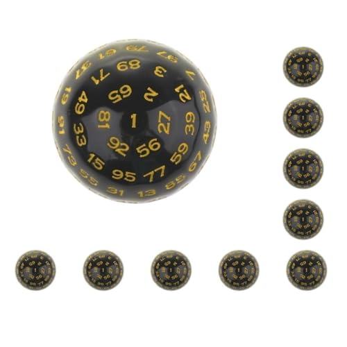 10er-Set mehrseitige Acryl-Würfel für Tischbrett, Rollenspiele, Bar, Club, Gelb 10er-Set mehrseitige Acryl-Würfel für Tischbrett, Rollenspiele, Bar, Club, Gelb von Mealoodiousmusea