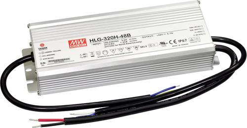 Mean Well HLG-320H-48B LED-Treiber, LED-Trafo Konstantspannung, Konstantstrom 321W 6.7A 24 - 48 V/DC von Mean Well