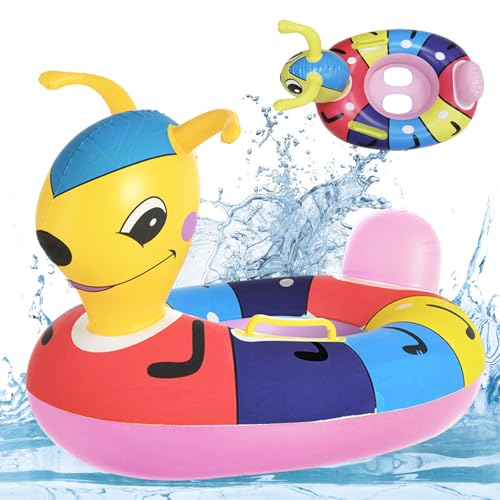 Mecctuck Baby Schwimmring, Schwimmring Aufblasbarer, Baby Float, Schwimmsitz Baby, Schwimmhilfe Spielzeug, Float Schwimmring, Strandspielzeug Schwimm Ring Schwimmreifen für Baby 6 Monate - 3 Jahre von Mecctuck