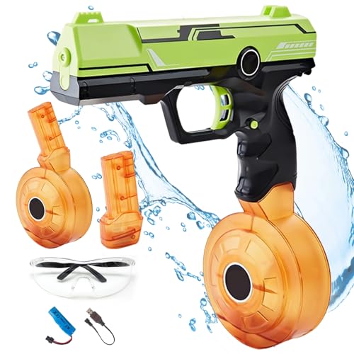 Wasserpistole Elektrisch, Wasserpistole Kinder, Water Gun Automatische, Langstrecken Wasserspritzpistole, Wasserspritzpistolen Wasserpistole für Erwachsene Kinder Sommer Draussen Pool Strand Party von Mecctuck