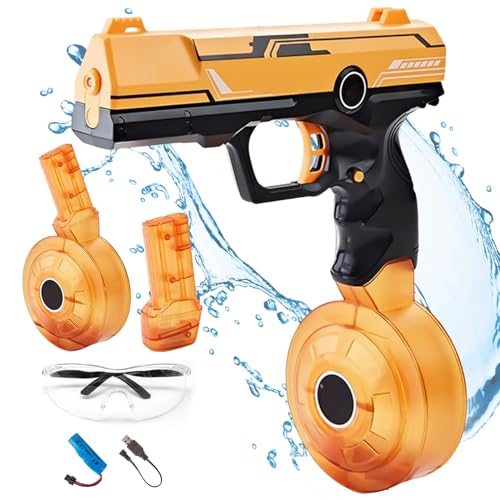 Wasserpistole Elektrisch, Wasserpistole Kinder, Water Gun Automatische, Langstrecken Wasserspritzpistole, Wasserspritzpistolen Wasserpistole für Erwachsene Kinder Sommer Draussen Pool Strand Party von Mecctuck