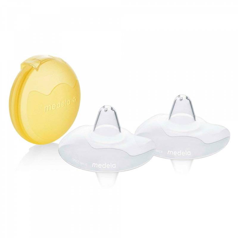 Medela Contactbrusthütchen M Mit Aufbewahrungsbox von Medela