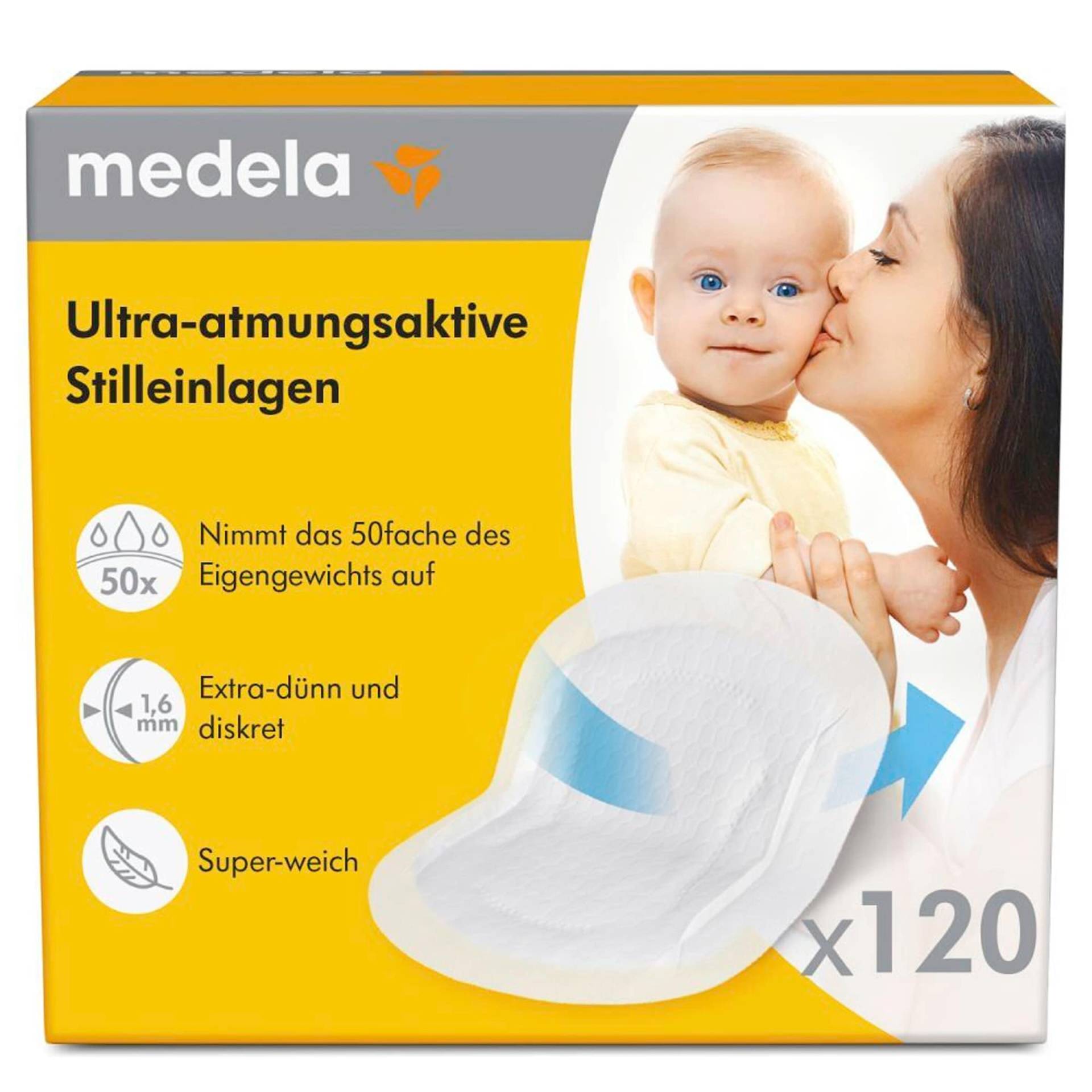 Medela Einweg-Stilleinlagen, 120 Stück Medela Einweg-Stilleinlagen, 120 Stück von Medela